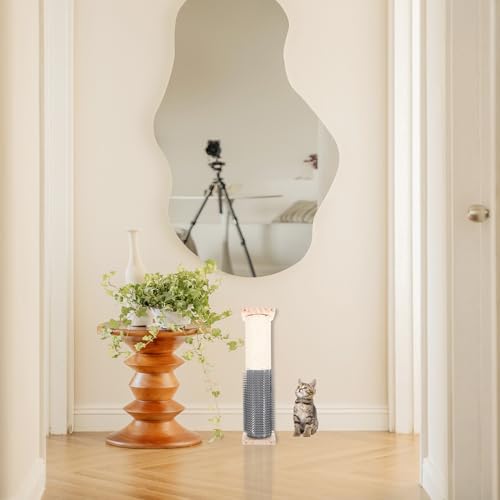 Rascador para gato torre de sisal y madera miniatura 4