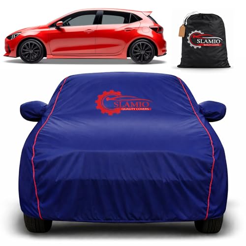 Image of Car Cover for Tata Nexon 2017-2019 | 100% Waterproof Heavy-Duty 3-Layer Car Body Cover | All-Weather Rain, UV, Sun & Dust Protection | Custom Fit | Mirror & Antenna Pockets | Navy Blue