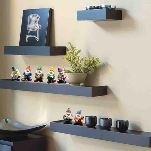 Fairy Garden Accessories, 7PCS Gnome Figurines-Mini Gnomes kit/Seven Dwarfs Statue for Fairy Garden/Flower Pot/Home Decoration.