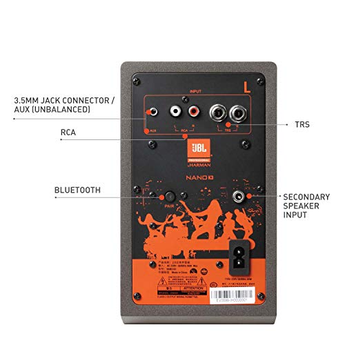 Image of JBL Professional Nano K3-7.62 cm (3 inch) Bluetooth Full-Range Powered Computer Monitor Pair