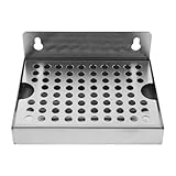 Récupération efficace des débordements : la conception précise du bac récupérateur de fût recueille efficacement les gouttes et les résidus de bière, gardant votre plan de travail propre et rangé en permanence. bac amovible mural en acier inoxydable