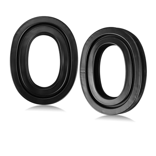 Almohadillas para oído compatibles con auriculares 3M Peltor X1A-X5A, cojines de gel refrigerante para PROHEAR 037/033, ZOHAN EM042/033, TAC 100/300/500 con carcasa inferior sellada miniatura 1