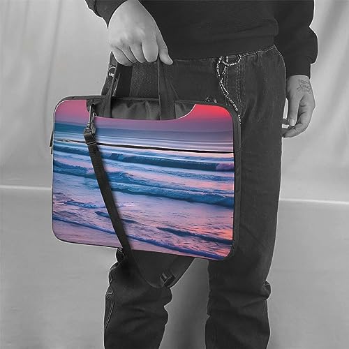 Sac ordinateur portable plage coucher de soleil grande capacité - 2