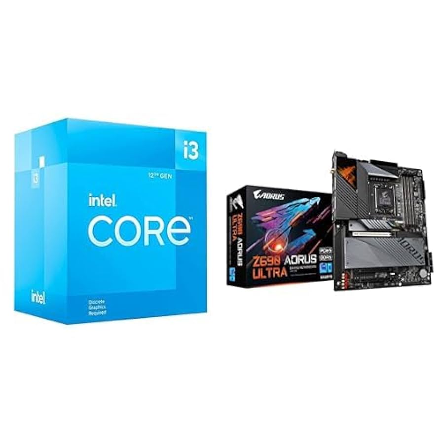 CPU Intel Core i3-12100F Intel Core i3-12100F LGA 1700 Processor 4-Core 8-Thread (Max