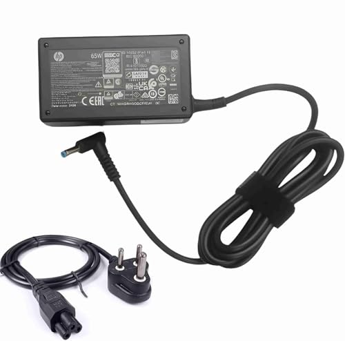 HP Original 65W AC Blue Pin Laptops Charger Adapter 4.5mm fit for...