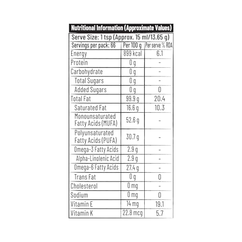 Image of Tata Simply Better Olive+ Blended Oil for Indian Cooking, Premium & Unrefined, Cold Pressed, 1L, Hexane Free, Blend of Olive, Sesame & Flaxseed Oil, Rich in Omega-3 & ALA, Supports Normal Heart & Brain Health