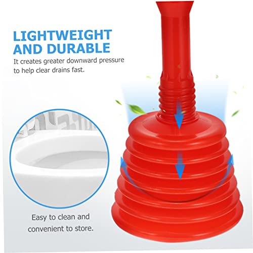 FONDOTIN 2 Pçs Êmbolo De Prático Solucionador De Entupimento Ventosa Doméstica Closestool Êmbolo Do
