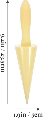 Miniatura 7 de Operitacx Molde moldeador de cono de huevo para postre molde de hielo para hacer cono de hielo herramienta segura bordes lisos fácil operación mango