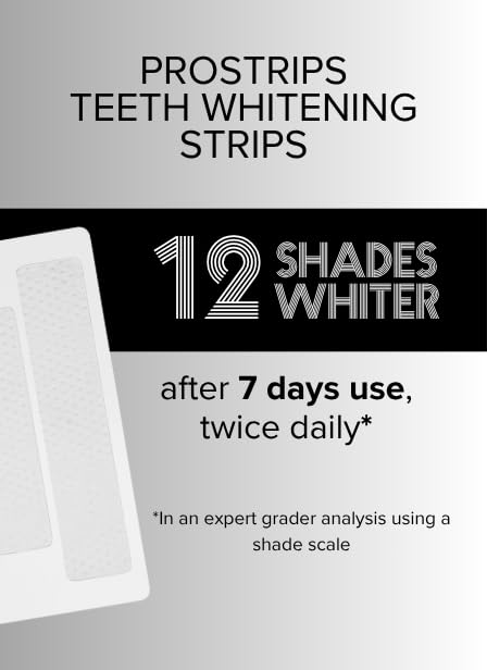Image of IntelliWHiTE ProStrips Teeth Whitening Strips, 28 Day Treatment, Whitens Up to 12 Shades, Enamel-Safe Gentle Remineralizing Formula, Dentist Formulated for Sensitive Teeth, (56pk Peach Flavor)