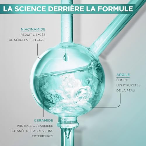 Garnier Pure Active – Gel limpiador de espuma – Limpia, hidrata y elimina impurezas – Ácido hialurónico, cerámica, arcilla, vegano y sin crueldad – para todo tipo de pieles, 250 ml - imagen 5