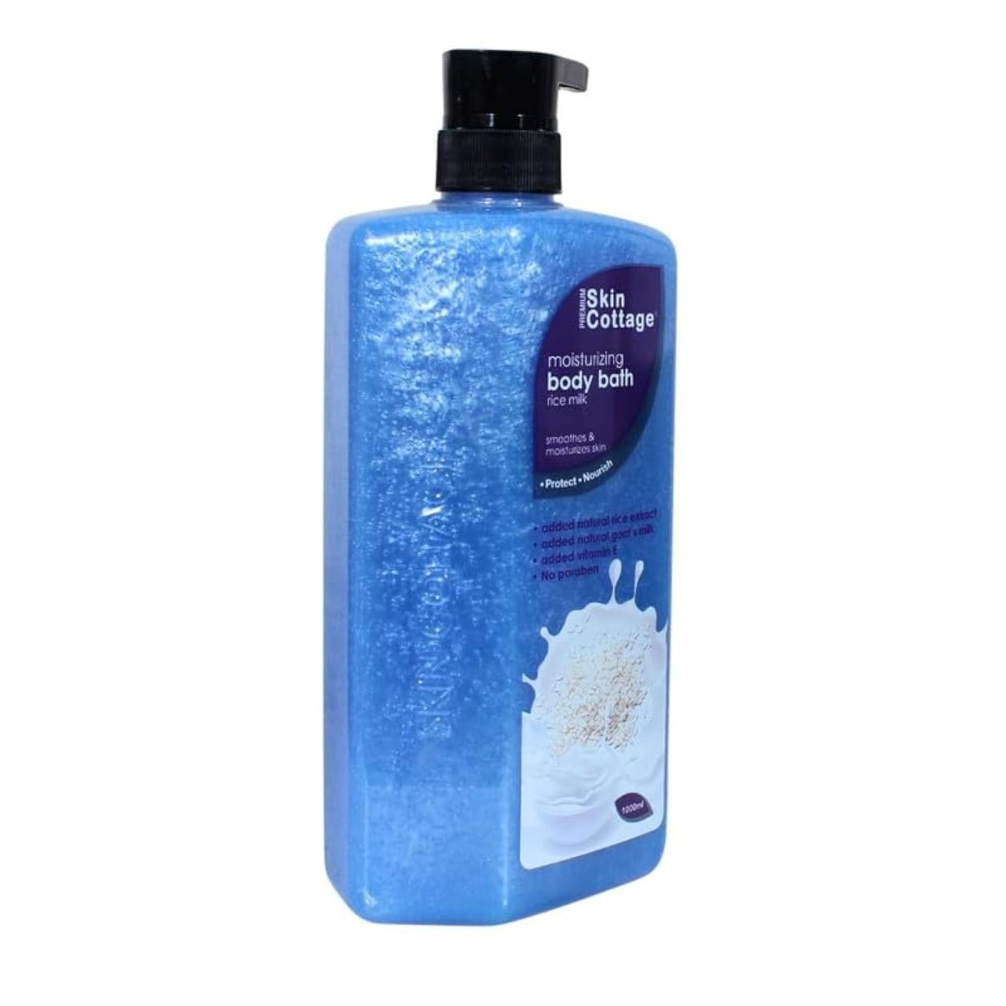 Skin Cottage Moist Body Bath 1000ml, Rice Milk