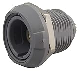  Presa, Montaggio a pannello, Grigio, 5 VIE, Connettori circolari industriali e MIL Spec, Qtà.1  PKG.M0.5GL.LG
