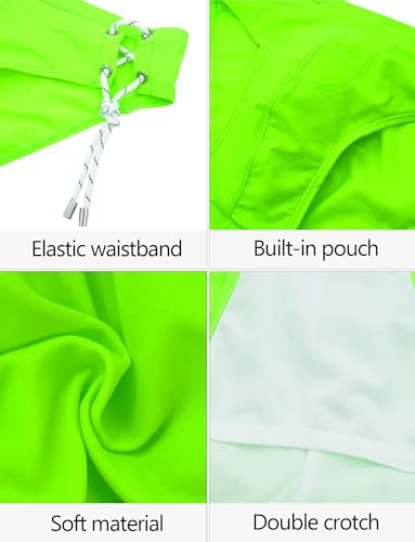 SEAUR - Men's Low Rise Sexy Swim Briefs Athletic Swimwear Bikini Swimsuit Sports Swimming Trunks Underwear with Drawstring4