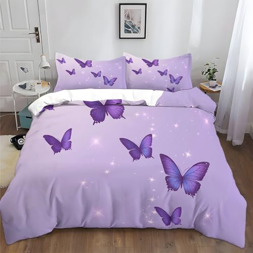 Housse couette fermeture éclair 140x200 parure lit microfibre sans plis - 2