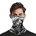 VTCTOASY Black White Tree Flower Neck Gaiter Personalized Soft Windproof Face Covers Cozy Winter Neck Warmer Gator Scarfs Multipurpose Fashion Breathable Bandana Face Mask Scarf for Adult