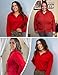 IN'VOLAND Women's Plus Size Long Sleeve Button Down Shirts Casual Collared Office Shirt Blouses Tops
