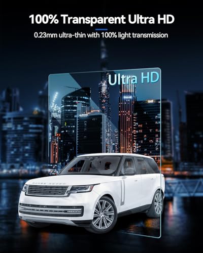 Range Rover Car Screen Protector for 2023 2024 2025 2026 Land Rover Range Rover (SE/Autobiography/First Edition/SV) Accessories Navigation Nano Screen Protector Cover HD Clear 13.1''-2pcs