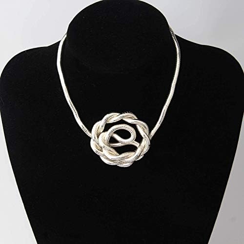 Collana media oro Serpente e Quarzo Lemon | Amuleti
