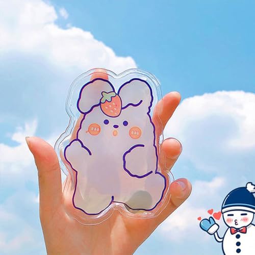 Image of GTC Pocket Sized Cartoon Themed Self Heat Gel Pouch Eco Friendly Self Heating Hand Warmer Gel Pouch (28 /18H-3, Multicolor) (4)