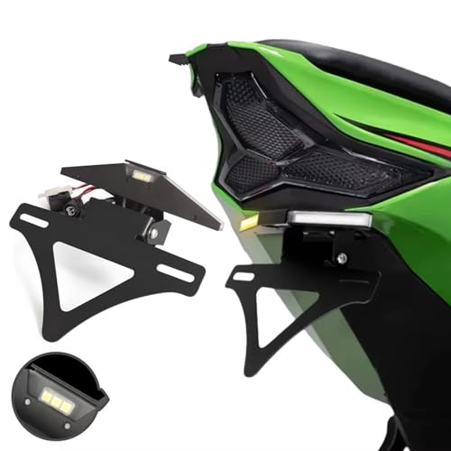 Support plaque immatriculation moto compatible pour Ninja ZX-4R queue courte - 3