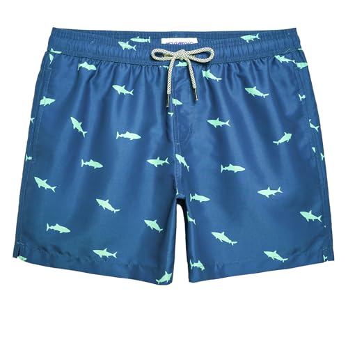 Image of maamgic Mens Swim Trunks 5 Inch with Mesh Lining, Quick Dry Mens Bathing Suit, Swim Shorts for Swimming and Beach