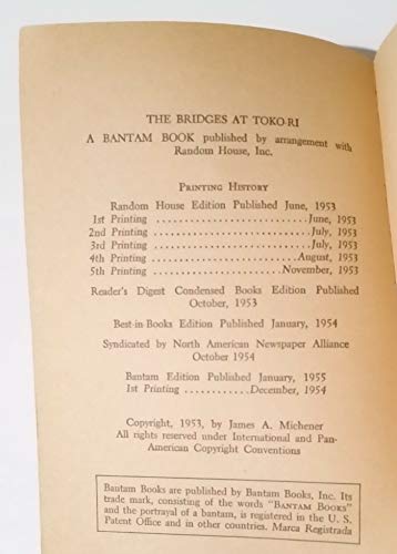 The Bridges at Toko-Ri B000GSGNZM Book Cover
