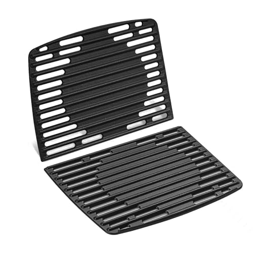 Vnierxful Gusseisen Grillrost für Enders Explorer, Enders Urban, Urban Pro, Explorer Pro Gasgrill, Massives Gussrost zubehör, 32 x 24cm Grillrost Ersatzteil für Enders, mit Perfekten Grillspuren