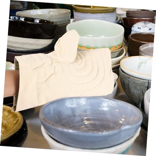 Guantes para horno resistentes al calor de algodón ignífugo para repostería 6