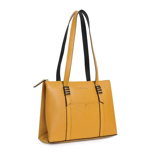 Image of Caprese Roma Tote Medium Bag for Women|Stylish, Durable, Multi-Compartment Design for Work, Travel, Shopping |Comfortable Straps Shoulder Bag, Ideal for Laptop & Essentials