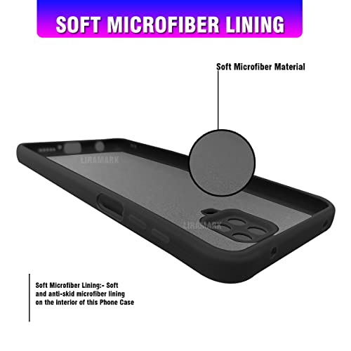 LIRAMARK Silicone Soft Back Cover Case for Xiaomi Redmi Note 10 Lite/Redmi Note 9 Pro/Redmi Note 9 Pro Max/Poco M2 Pro (Black) 5