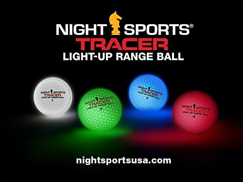 Night Sports Tracer Light Up Range Balls x 50 Pack