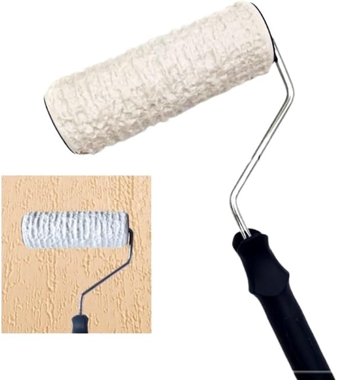 Miniatura 2 de Kit de Rodillos de Pintura Rodillo De Grabado De Ladrillo para Decoración De Pared, Herramienta De Pintura Con Patrón De Ladrillo De Imitación,