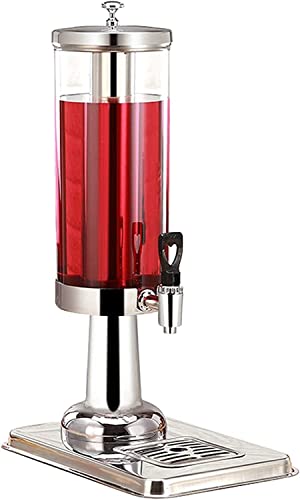 3L Chilled Beverage Dispenser With PC Container Can For Hot And Cold Drinks (silver)