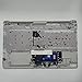 Replacement for HP Pavilion17BY 17-by 17CA 17-CA Laptop Upper Case Palmrest Keyboard with Backlit Non-ODD Touchpad 2020 Year Assembly Part L92784-001 6070B1714503 Silver