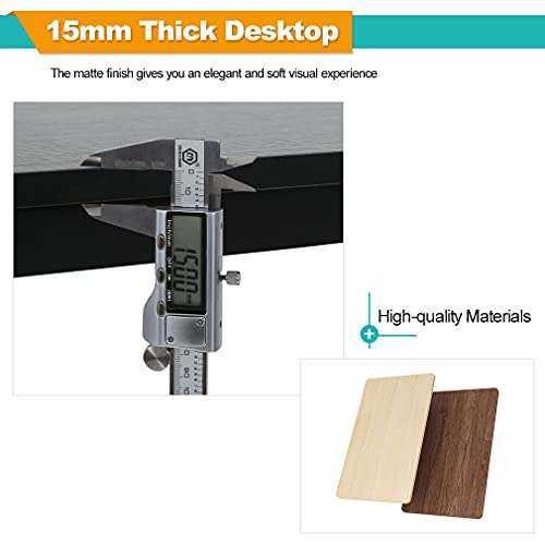 35/39/47 Inch Computer Desk Home Office Desk Writing Study Table Modern Simple Style Pc Desk With Metal Frame Gaming Desk Workstation For Small Space (Black, 39 Inch) #TOP5