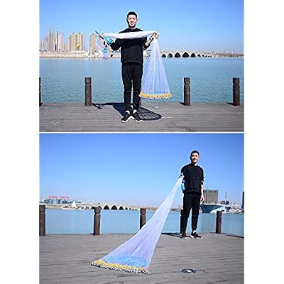 Lawaia Throw Nets for Fishing Bait Iron Chain with Singapore | Ubuy