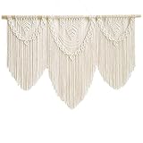 Style minimaliste et bohème : nous choisissons des fils de coton et des bâtons en bois de qualité supérieure et durables. Avec des matériaux respectueux de l'environnement, un design unique de long pompon et des heures de polissage par notre artisanat local