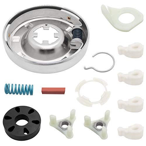 Sikawai 285785 Washer Clutch Kit, 285753A Motor Coupling Kit and 4 pcs 80040 Washer Agitator Dog Directly Fit for Whirlpool Kenmore Washers Replaces 285331,3351342,3946794,3951311,AP3094537