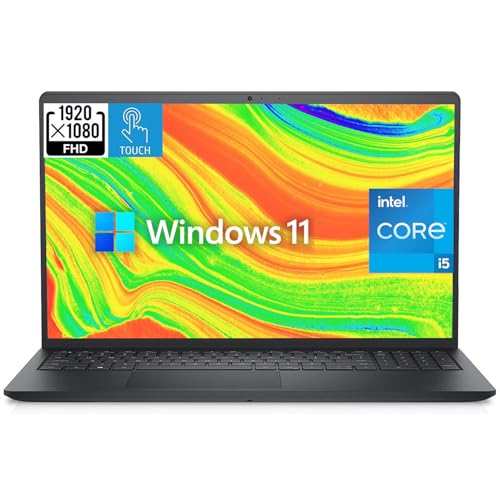 Image of Dell 15.6 Touchscreen Business Laptop | Intel 10-Core i5(Beat i7-1250U) | 64GB DDR5 | 1TB SSD | AI Copilot | Wi-Fi 6 | Windows 11 | for Work & Study