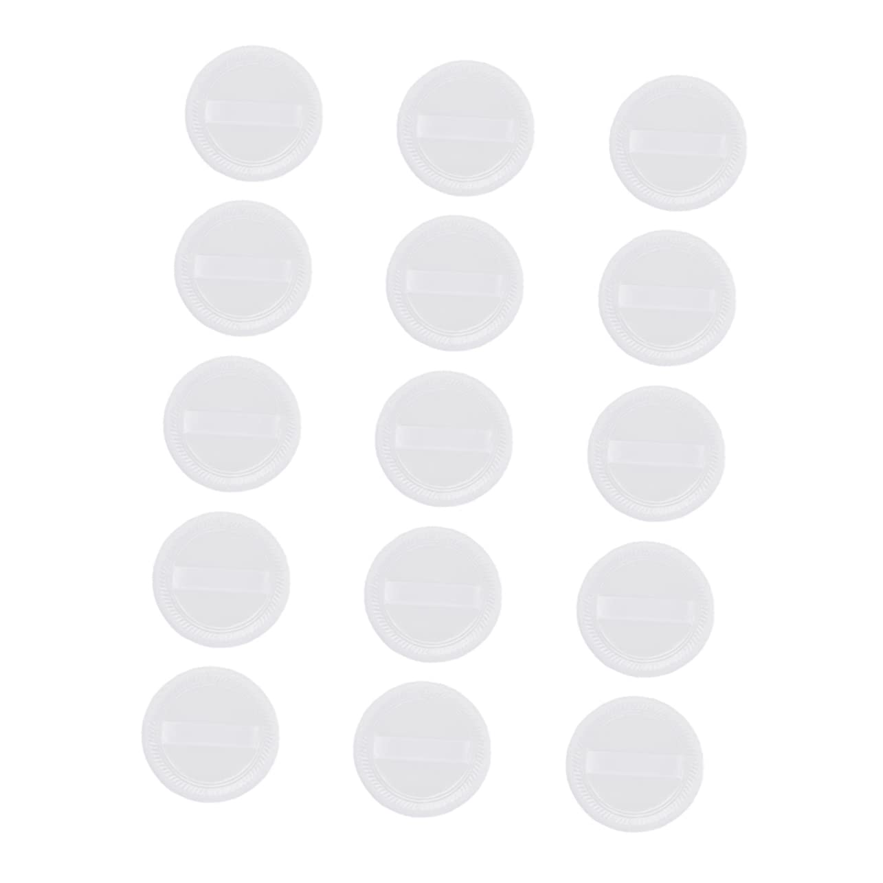 VALICLUD 15pcs Makeup Powder Applicators for Women Soft Velour Face Makeup Tools for Loose Powder Application Smooth Touch Natural Finish