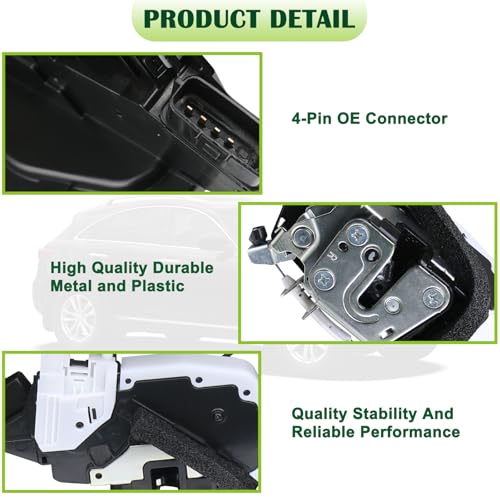 Image of Door Lock Latch Actuator Assembly Front Right Side Compatible with 2008-2013 Infiniti FX35 FX37 FX50 2014-2017 QX70 Replaces 80500-1CA0A 805001CA0A
