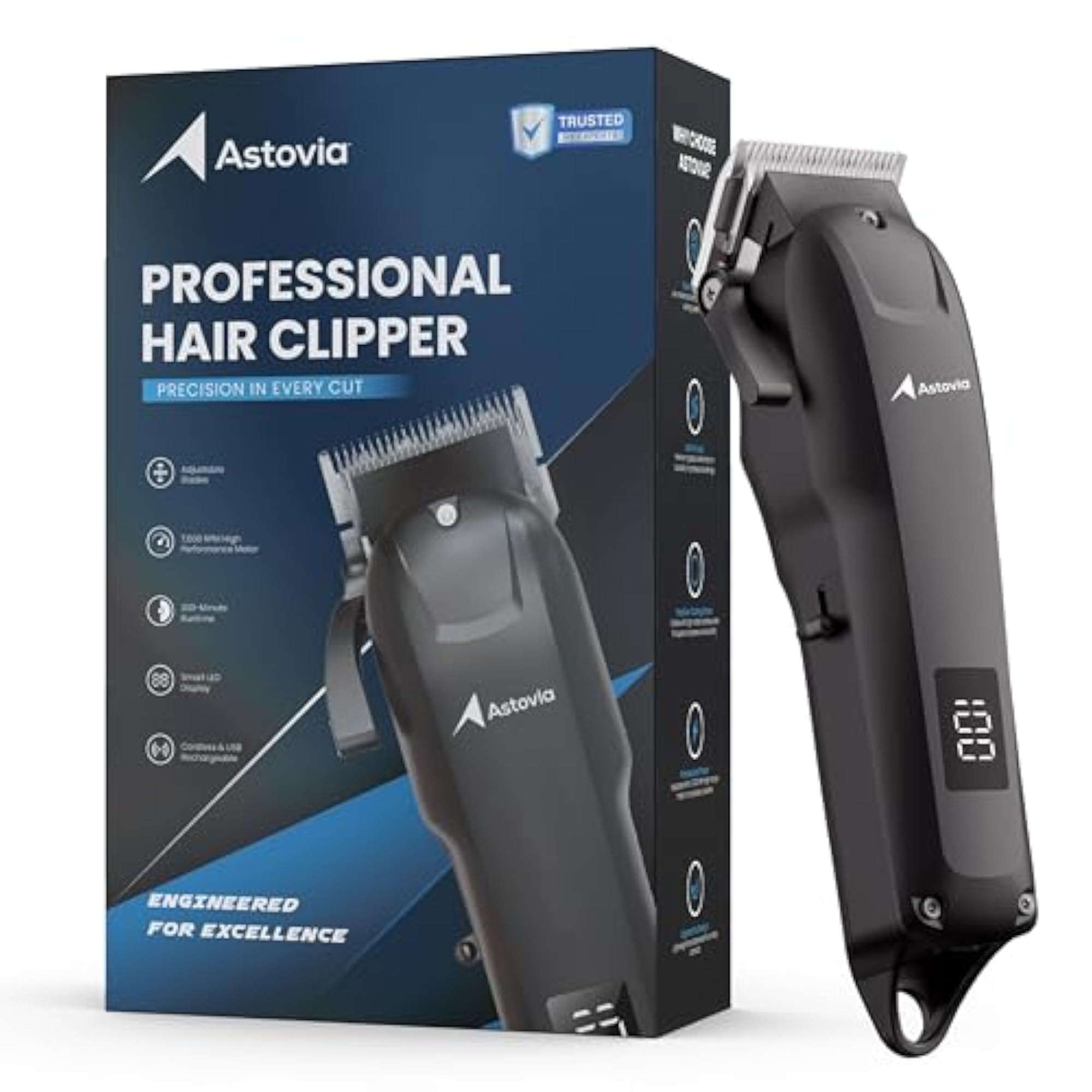 Professional Cordless Hair Clippers for Men