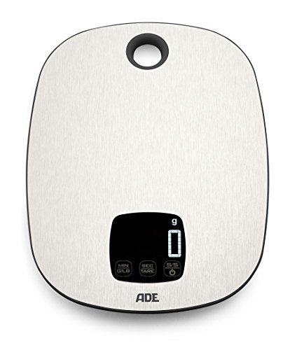 Digitale Küchenwaage KE 1426 Muriel mit Edelstahl Wiegefläche (silber - schwarz)