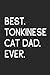 Produktbild Best Tonkinese Cat Dad Ever: Notebook | Unique Journal For Proud Cat Owners, Dads | Gift Idea For Men & Boys | Personalized Lined Note Book, Individual Dairy
