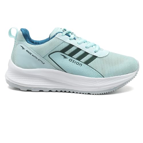 Image of ASIAN Women's Mercury-12 Casual Sneaker Shoes Lightweight Soft & Comfortable with Extra Cushion Lace-Up Shoes for Women's & Girl's