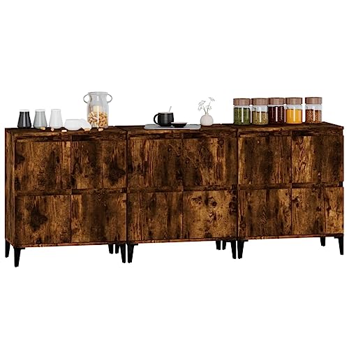 Mueble de salón de roble ahumado con diseño moderno y líneas limpias 5