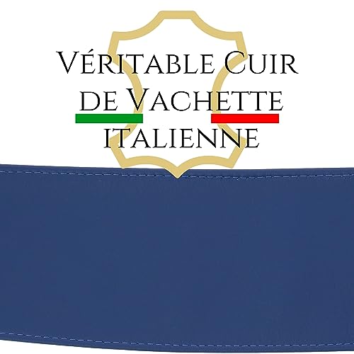 Image of FASHIONGEN - Woman Italian leather Obi belt, CASSIANE
