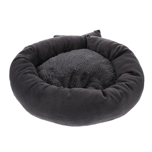 Kisangel Warm Plush Hamster Nest Bed with Removable Cushion Cozy Winter Sleeping Mat for Small Pets Like Hamsters Hedgehogs and Guinea Pigs Soft and Comfortable Plush Design