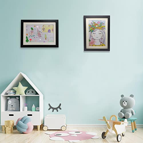 Dagcuxin Kids Art Frame, 8.5X11 Front Opening Kids Artwork Frames, Kids Artwork A4 Picture Frames Changeable,Artwork Display Storage Frames For Kids Drawings, Artworks, Art Projects, Schoolwork (Black 1Pack ) #TOP1