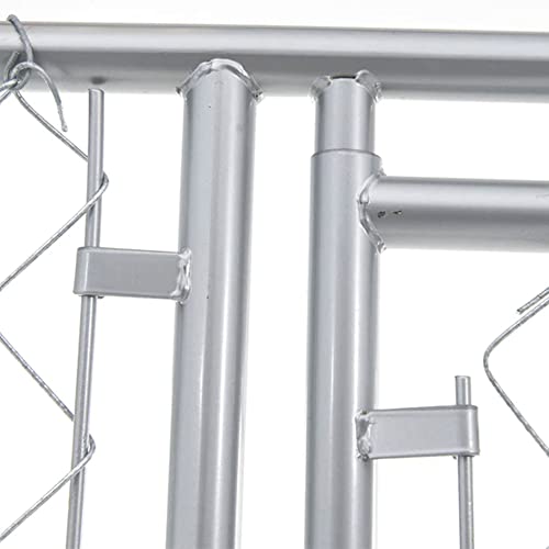 Lucky Dog 61528Ez 10' X 10' X 6' Heavy Duty Outdoor Galvanized Chain Link Dog Kennel Enclosure With 2 Configurations #TOP6